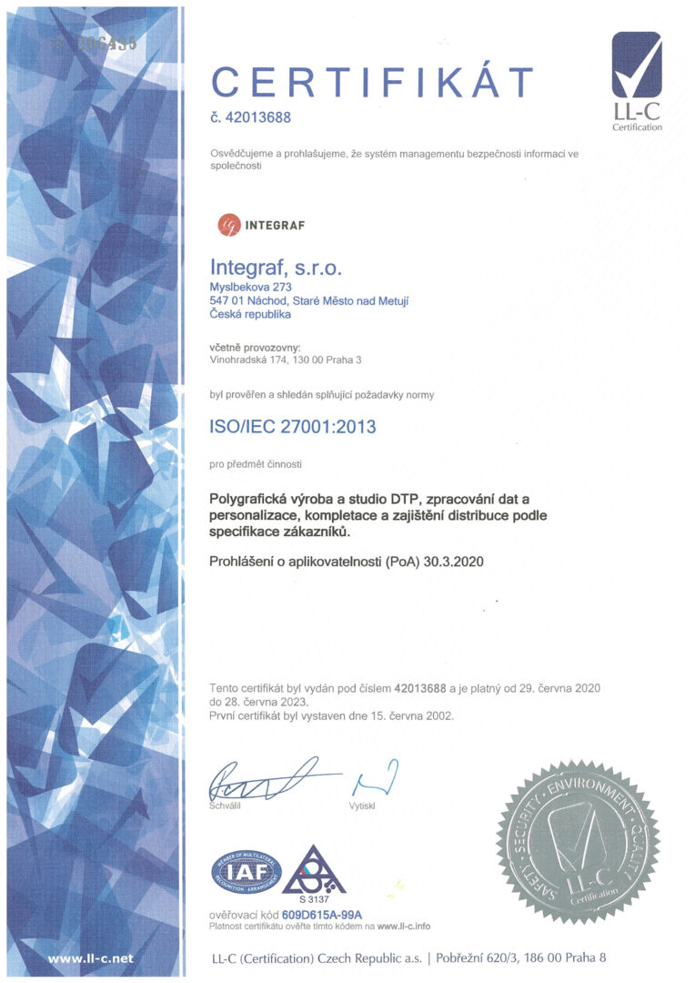 Certifikát